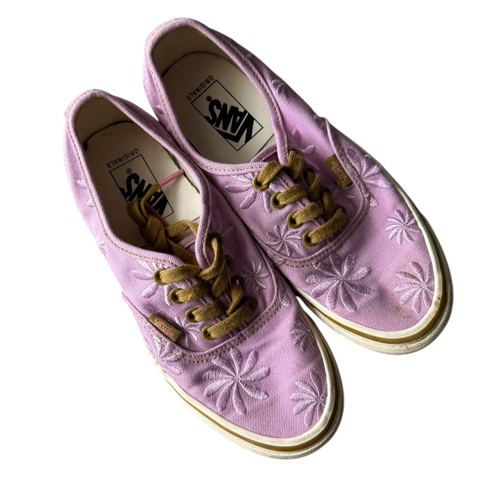 Vans Vault OG Floral Embroidered Authentic (Smokey Grape)